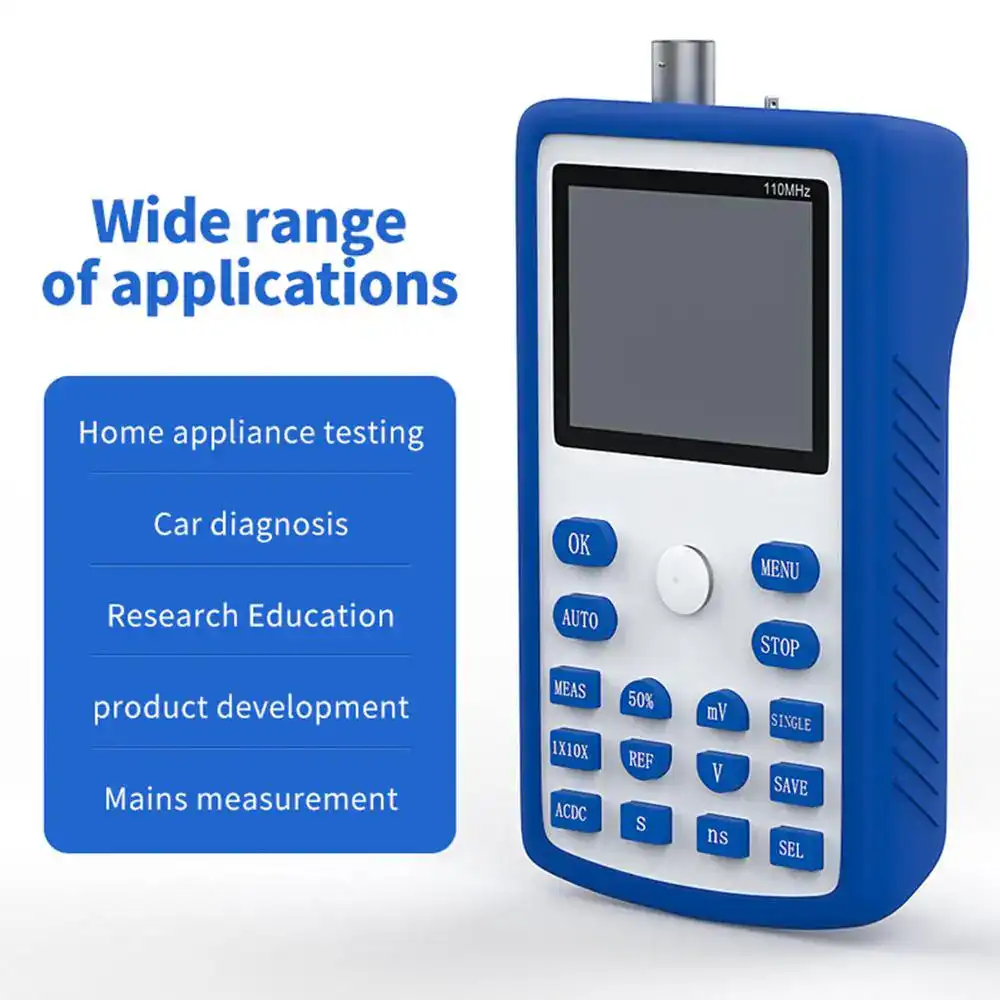 FNIRSI 1C15 Handheld Digital Oscilloscope 110MHz Analog Bandwidth 500MS/s - FNIRSI Oscilloscopes Store in UK FNIRSI 1C15 Handheld Digital Oscilloscope 110MHz Analog Bandwidth 500MS/s 2