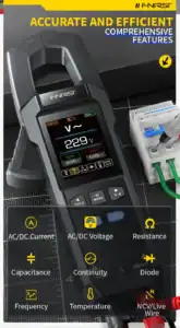 FNIRSI DMC-100 Clamp Meter TRMS AC/DC 600A - FNIRSI Oscilloscopes Store in UK FNIRSI DMC-100 Clamp Meter TRMS AC/DC 600A 9