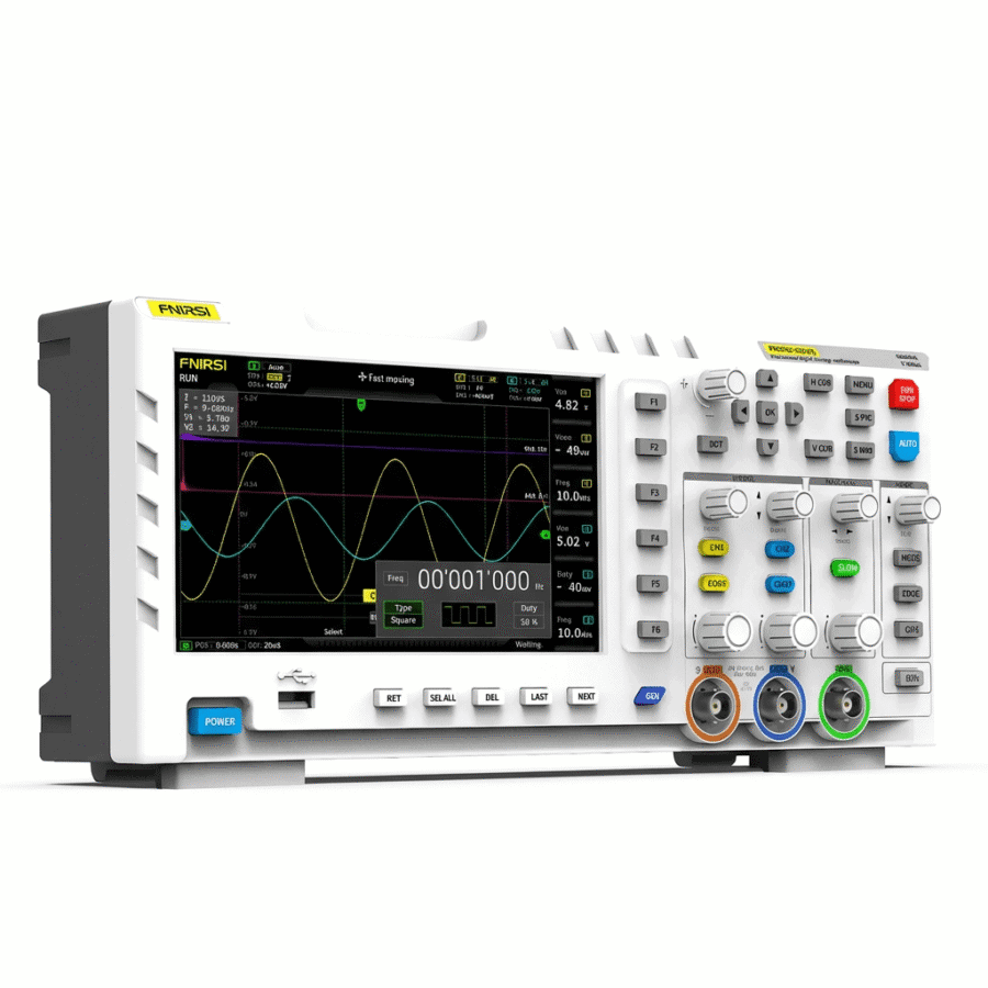 FNIRSI 1014D Digital Oscilloscope 2 In 1 Dual Channel