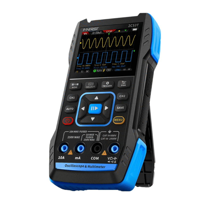 FNIRSI 2C53T 3 in 1 Oscilloscope 2 Channel Multimeter Signal Generator
