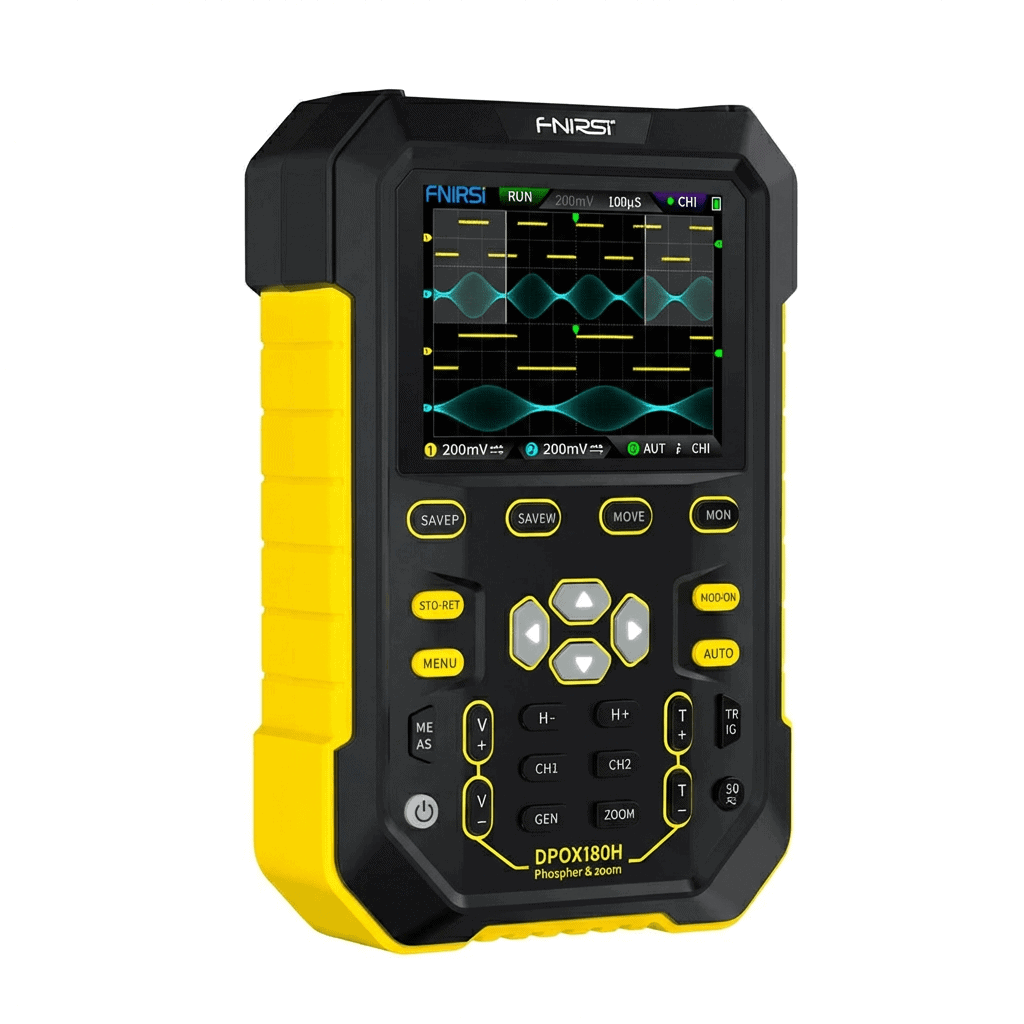 FNIRSI DPOX180H Handheld Digital Oscilloscope Dual Channel 180MHz - FNIRSI Oscilloscopes Store in UK FNIRSI DPOX180H Handheld Digital Oscilloscope Dual Channel 180MHz