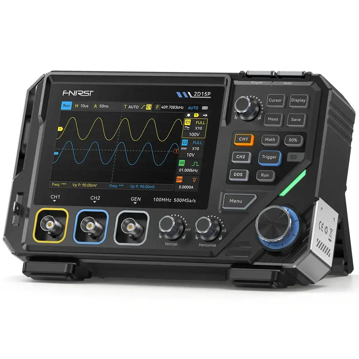 FNIRSI 2D15P Benchtop 2CH 100MHz Phosphor Oscilloscope Multimeter main
