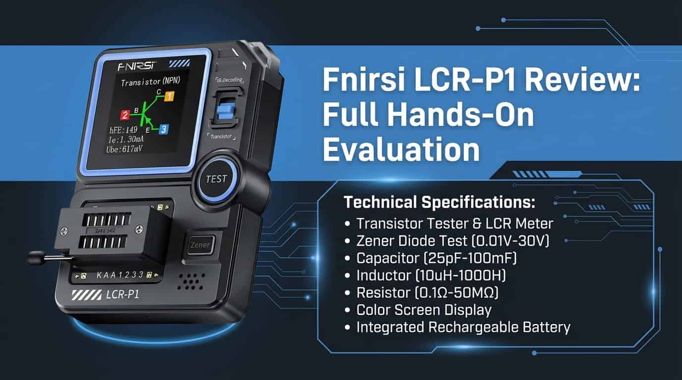 Fnirsi LCR-P1 Review Full Hands-On Evaluation