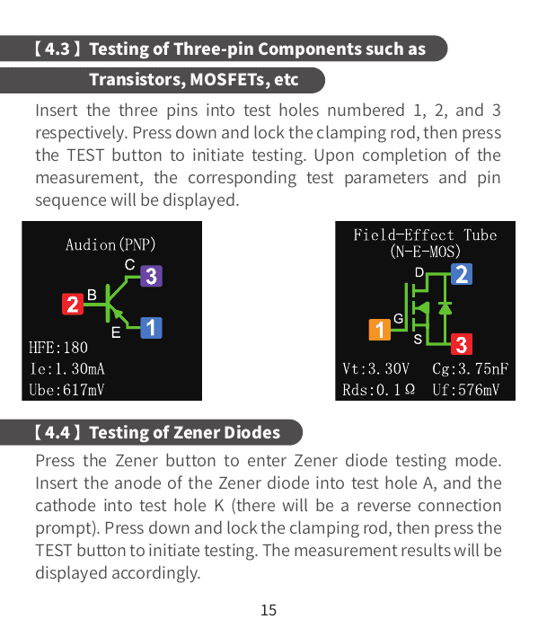 FNIRSI LCR-P1 User Manual - FNIRSI Oscilloscopes Store in UK page 19